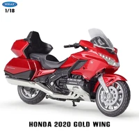 welly 118 hot new style honda 2020 gold wing yamaha original authorized simulation alloy motorcycle model toy car collecting