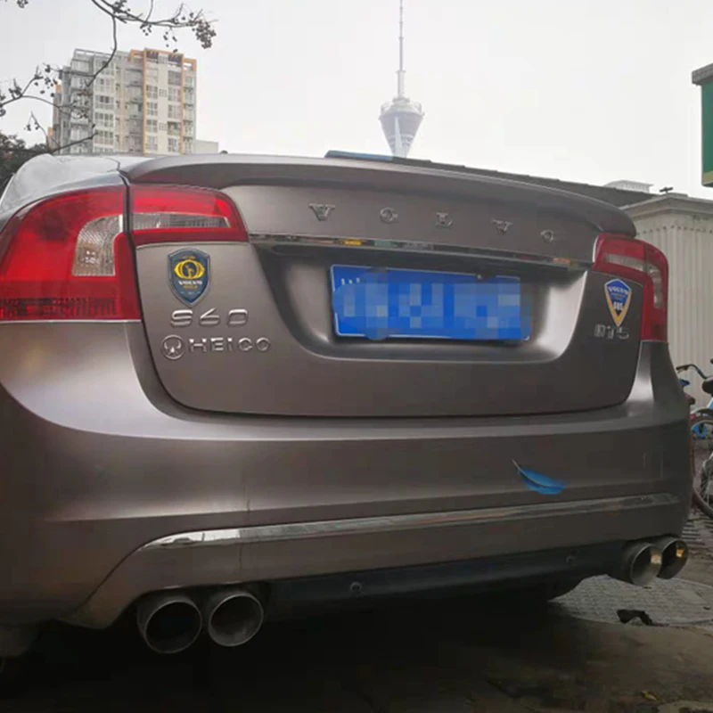 Спойлер из АБС-пластика и углеродного волокна для Volvo S60 2011-2019 года выпуска