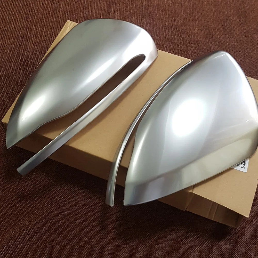 2 шт. матовые серебряные боковые зеркальные наклейки для крышки Mercedes GLC X253 GLC200 GLC250