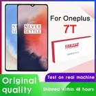 100% Оригинальный дисплей 6,55 дюйма на замену для OnePlus 7T AMOLED ЖК-дисплей кодирующий преобразователь сенсорного экрана в сборе для 1 + 7T
