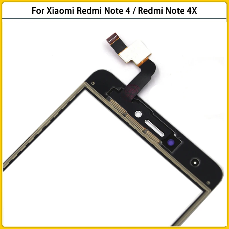Сенсорный экран для Xiaomi Redmi Note 4 сенсорный 4X дигитайзер датчик ЖК дисплей переднее