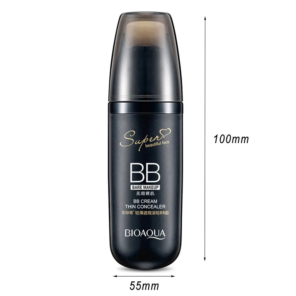 

BIOAQUA Portable Makeup Concealer Isolation BB Cream Sunscreen Whitening Makeup Roller Sponge Brighten Skin Moisturizing Cream