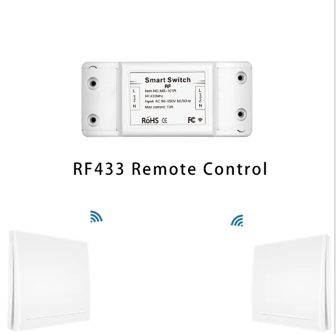 Кнопочный WiFi умный светильник RF433 настенный передатчик комплект приложение Smart