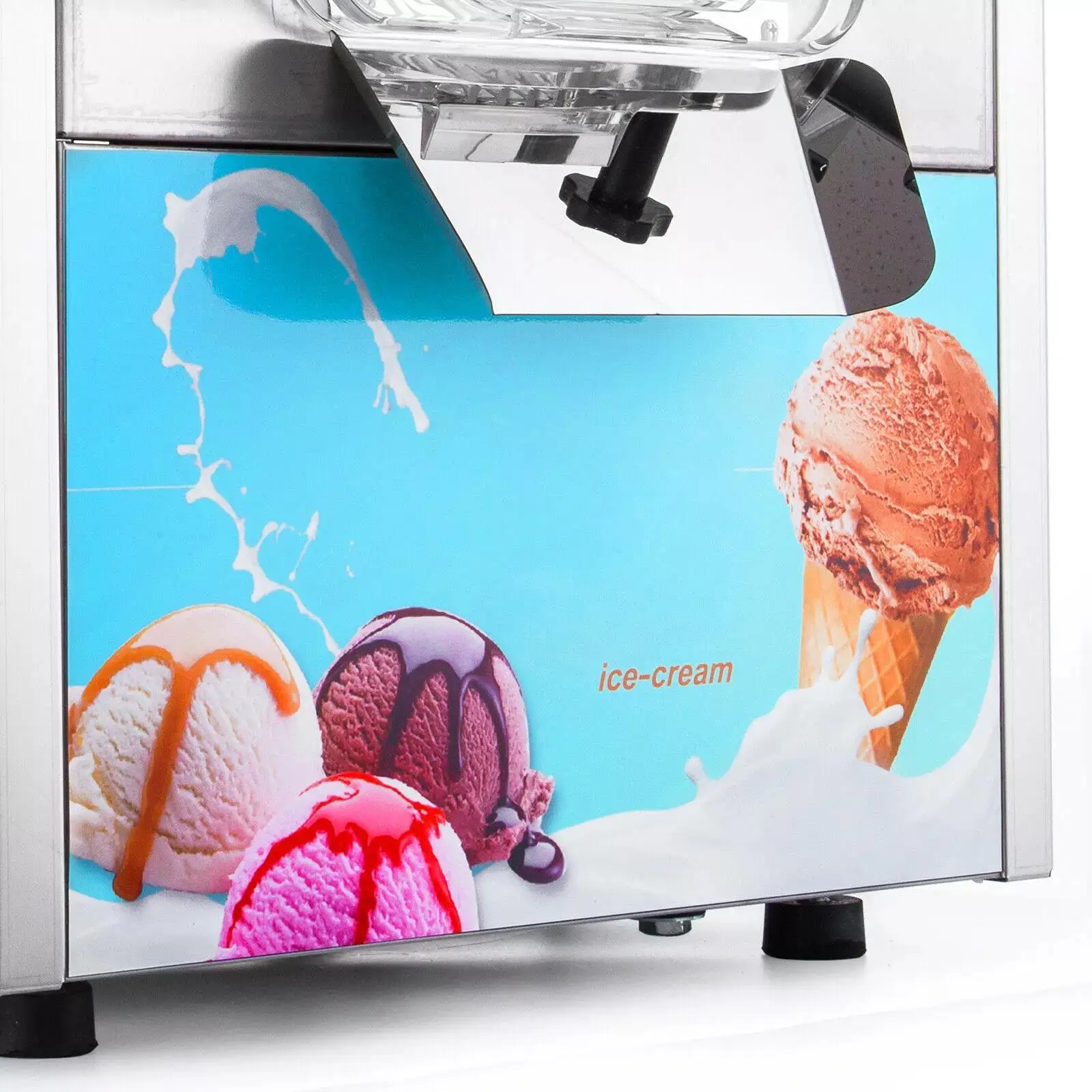 20л/ч машина для твердого мороженого ЖК дисплей 110В коммерческие йогурт