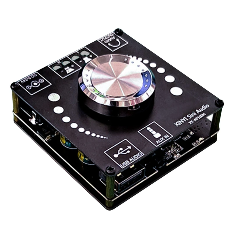 XY-AP100H 100 Вт + двойной TPA3116D2 Bluetooth 5 0 стерео аудио цифровой усилитель мощности плата