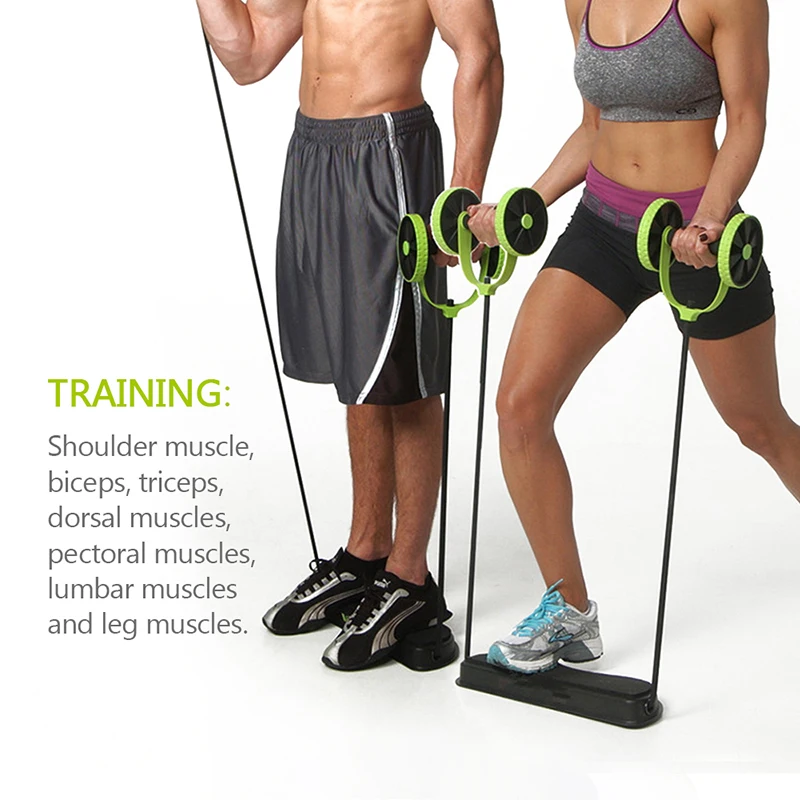 Многофункциональный фитнес ролик ab тренажер мышц тела четыре колеса