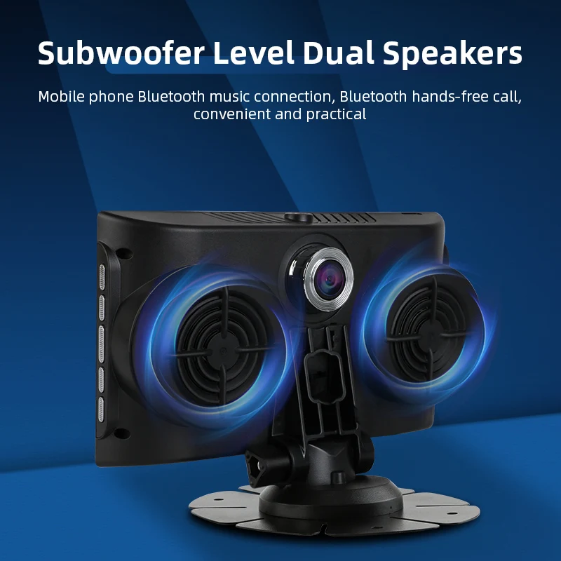 Jansite 7 &quotBluetooth грузовик DVR Регистраторы 1080P 2-х канальный с разделенным экраном