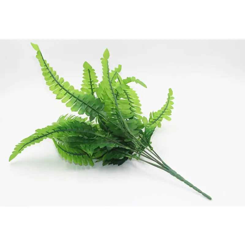 Симпатичные мини-цветы искусственная трава пластиковые листья в горшке