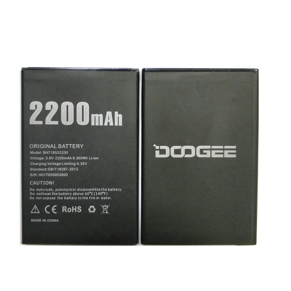 Аккумулятор DOOGEE BAT18532200 аккумулятор 2200 мАч Сменные Аккумуляторы для смартфонов X53