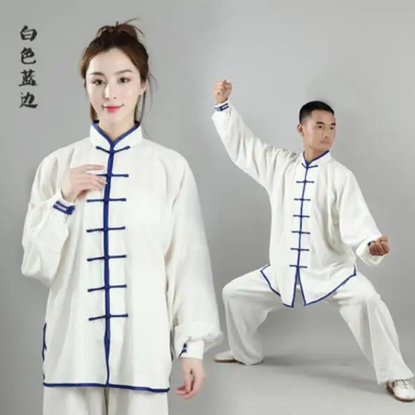 Традиционная китайская одежда тайчи летняя для тренировок мужские женские
