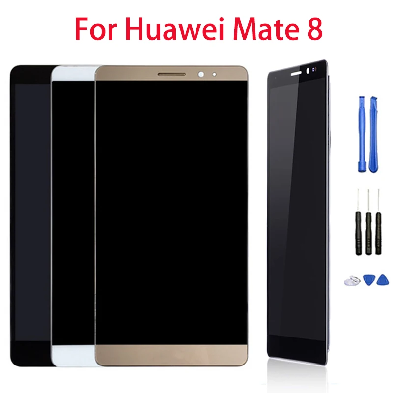 

6,0 "для Huawei Mate 8 NXT-L29 ЖК-дисплей сенсорный экран дигитайзер запасные части с рамкой для Mate 8 дисплей