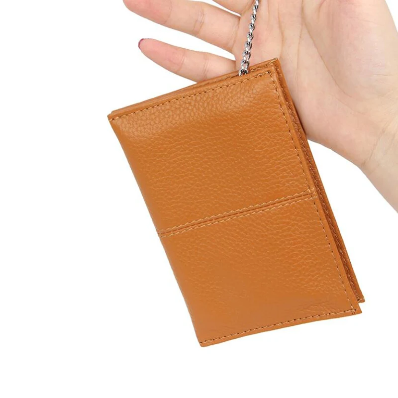 

Модный кошелек для монет из натуральной кожи, многофункциональный кошелек для монет на молнии, мини-кошелек для карт, кошелек для монет, дер...