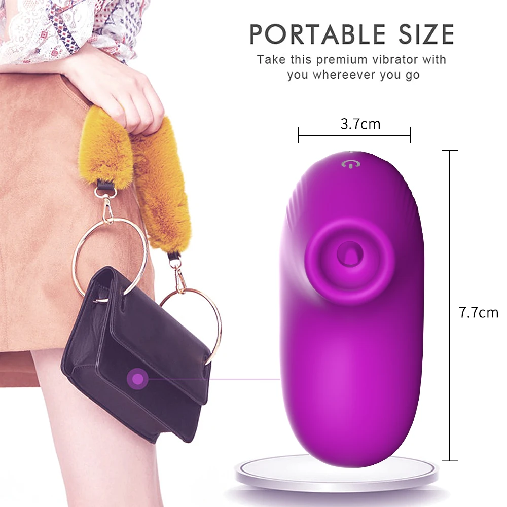 Вагинальный вибратор 10 скоростей для орального секса Стимуляция клитора Женский