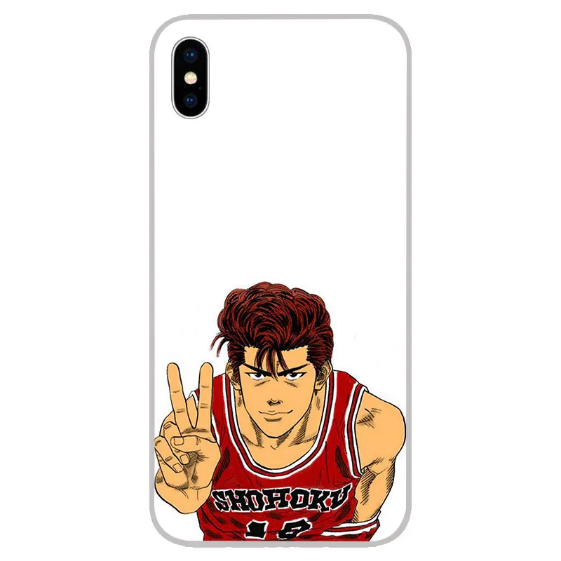 SLAM DUNK Sakuragi Hanamichi Matte Silicon Phone Case For iPhone X 7 8 6S Plus XS Max XR 5S 4S Cases Soft TPU iphone 2019 Cover |