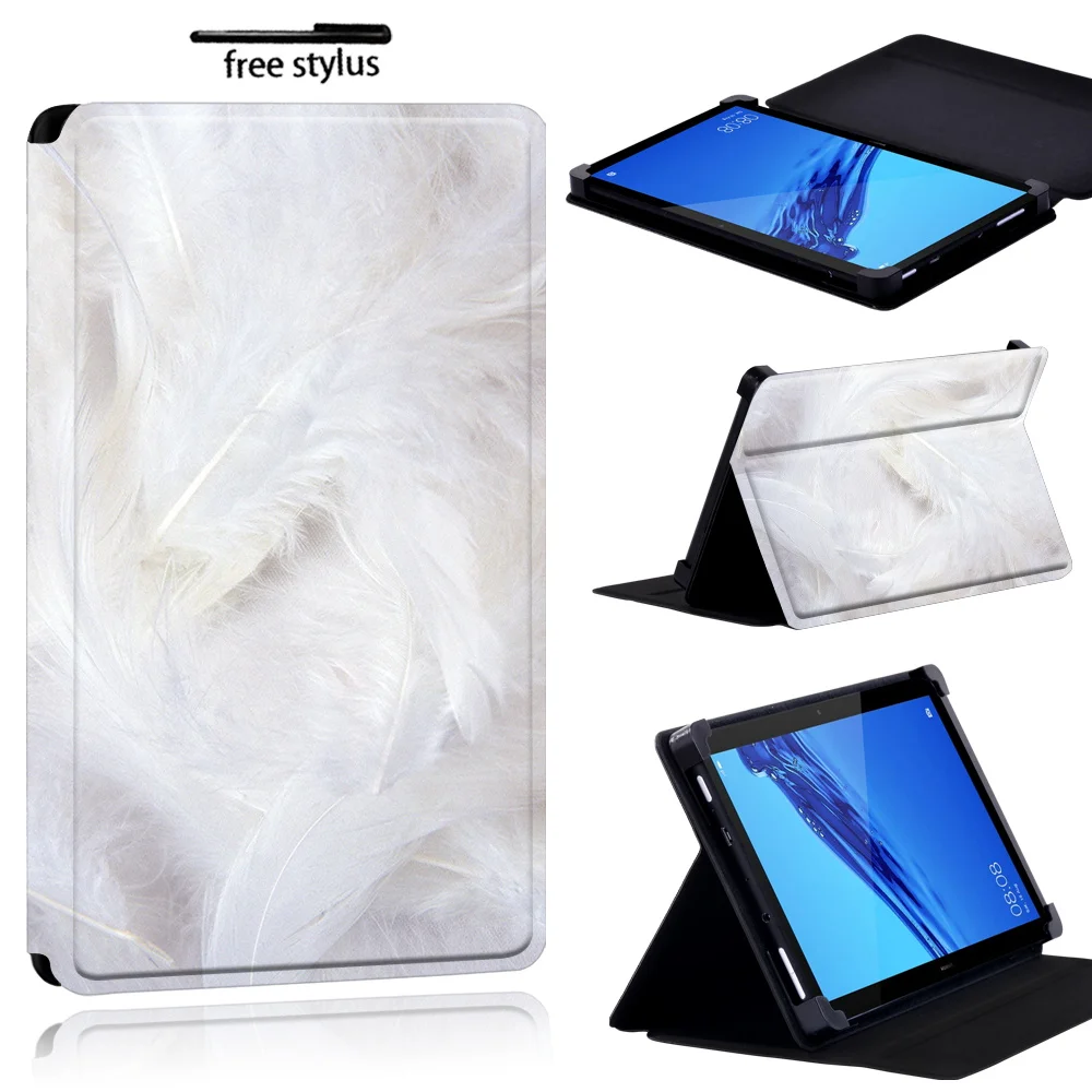 Чехол-книжка для планшета Huawei MediaPad (T1/T3) 8 0/MediaPad 7 (T1/T5)10/T3 10 9 6/T2 PRO-чехол с перьями |