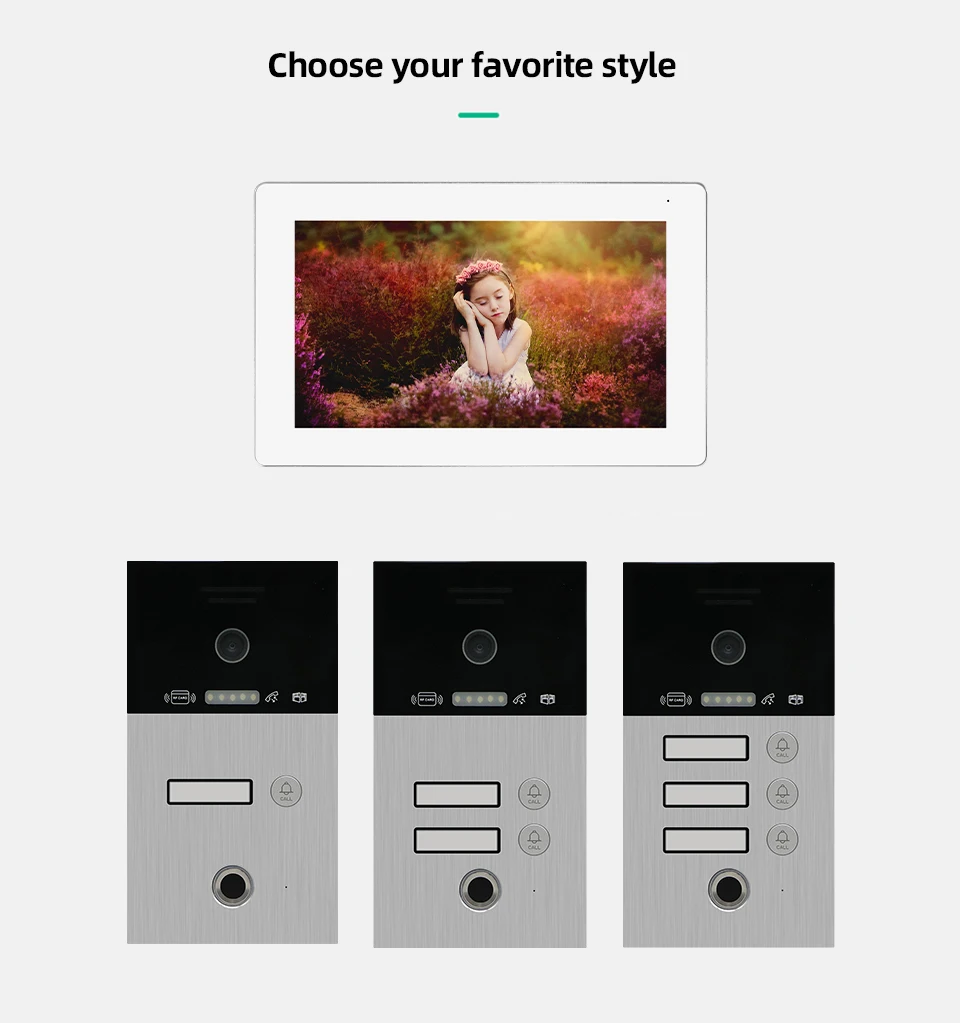 Беспроводная система видеодомофона Joytimer IP WIFI умный Домашний домофон с