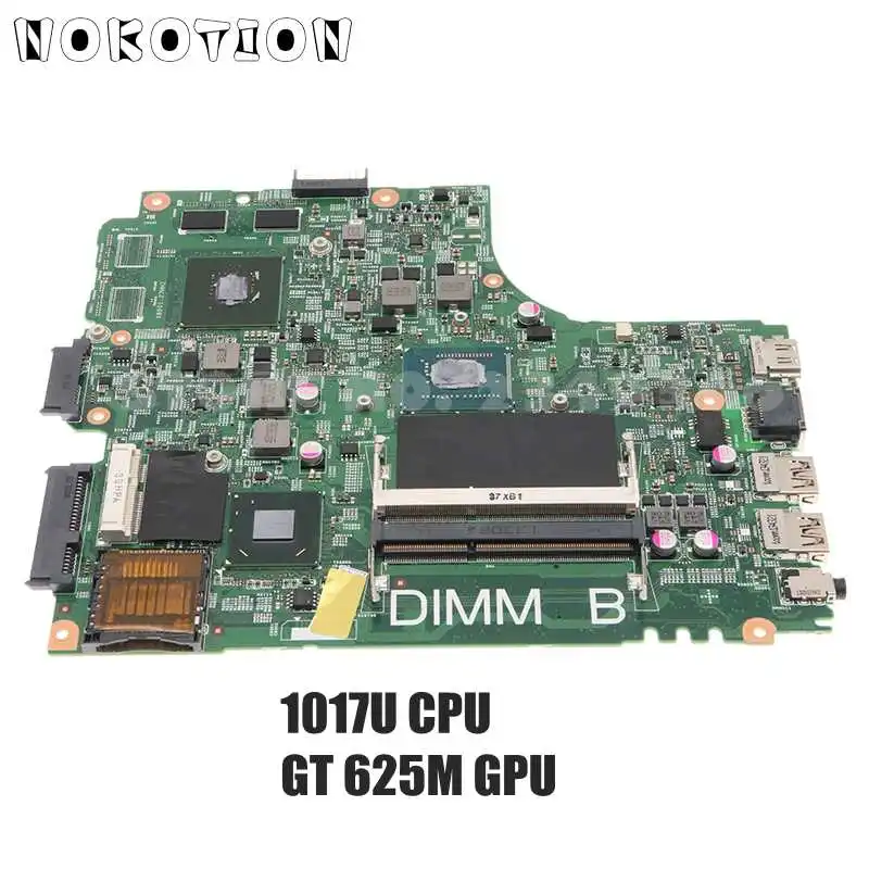 NOKOTION 0PN2G1 CN-0PN2G1 для DELL inspiron 3421 5421 материнская плата ноутбука 12204-1 DNE40-CR MB 5J8Y4 1017U CPU
