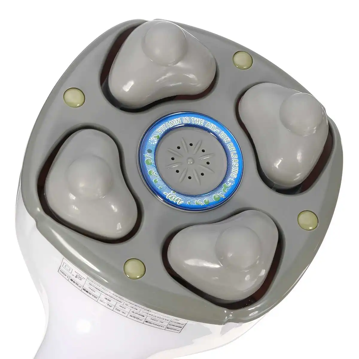 Electric Handheld Massager Four Head Machine Full Body Neck Vertebra Back Muscle Relax Vibrating Deep Tissue Massage Health Care | Красота и