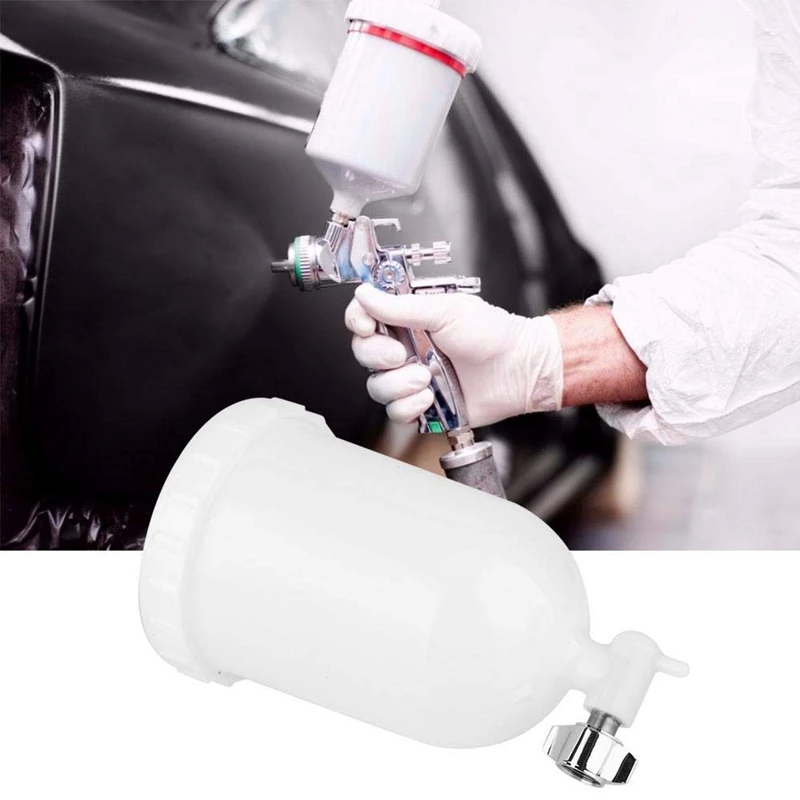 Спрей-пистолет горшок 400 мл пластиковая боковая подача краска чашка