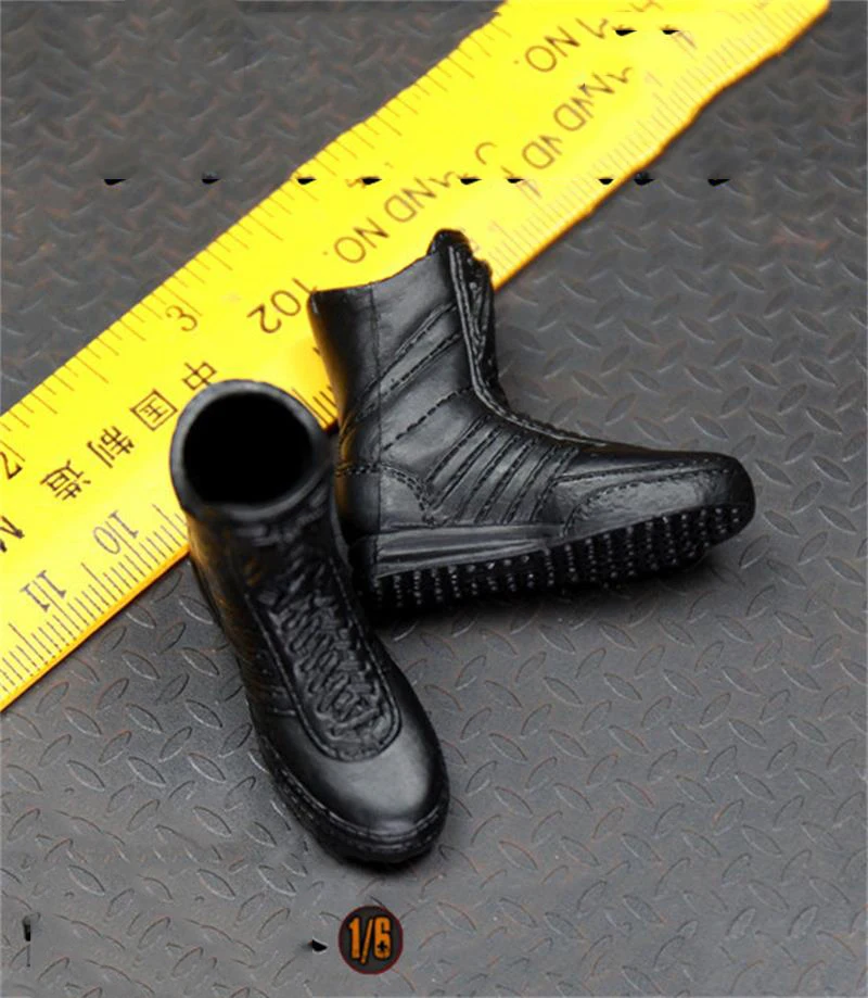 

Best Sell 1/6th Black Color Female Women Shoes For HT Body Soldier Accessories