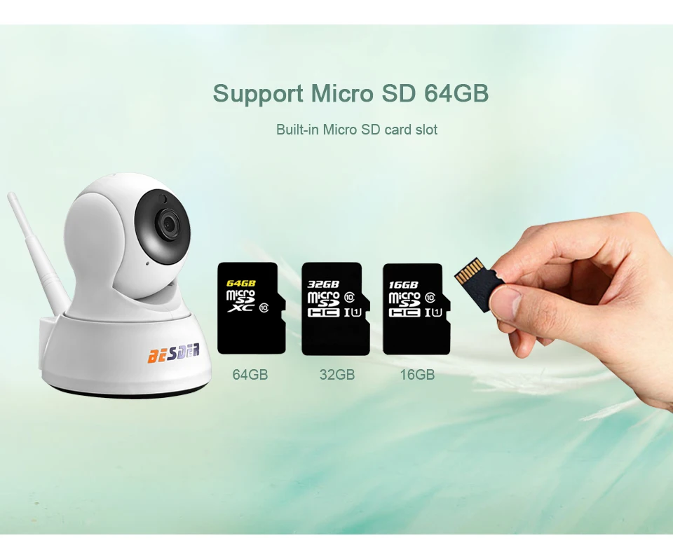 Besder 1080P 720P домашняя ip-камера безопасности двухсторонняя аудио Беспроводная мини-камера ночного видения CCTV WiFi камера Детский Монитор iCsee