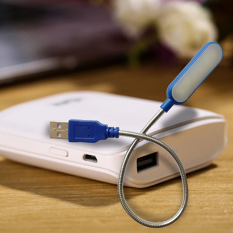 Настольная лампа гибкая USB светодиодная 360 градусов 5 в постоянного тока