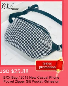BXX Sac/ модные осенне-зимние роскошные женские сумки дизайнерские Стразы поясная сумка с цепочкой диагональная упаковка ZE874