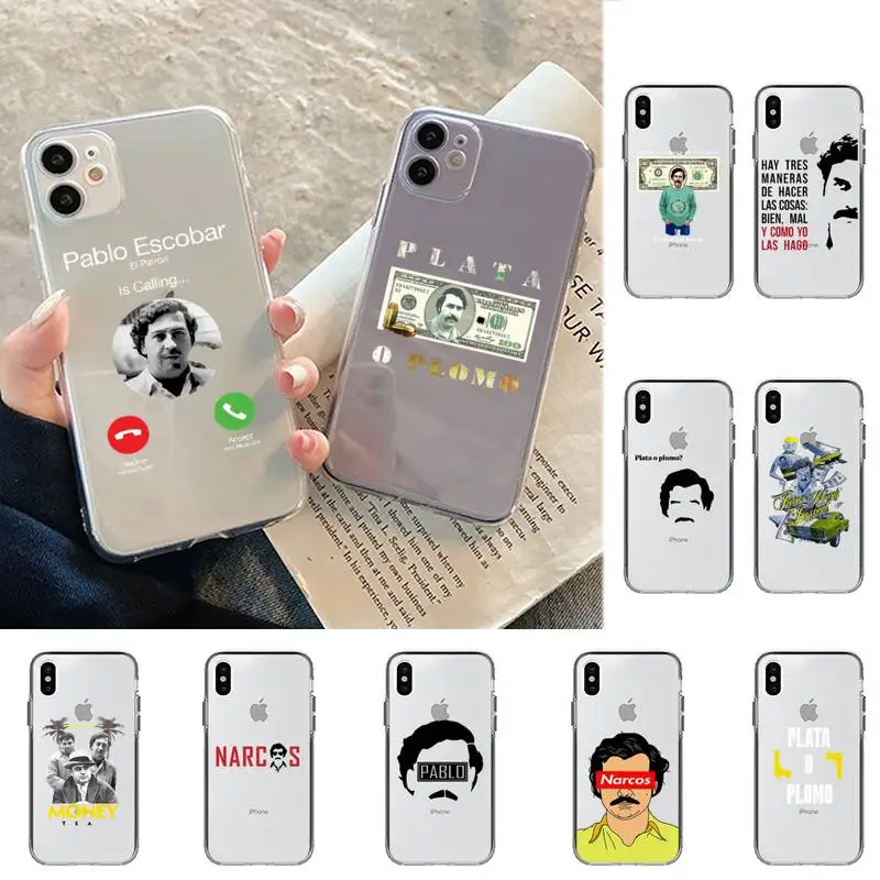 

Narcos TV Series Pablo Escobar Phone Case for iPhone 11 12 13 mini pro XS MAX 8 7 6 6S Plus X 5S SE 2020 XR case