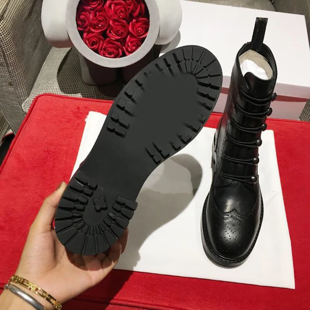 Женские ботинки ботильоны из натуральной кожи новые модные полусапожки осенние