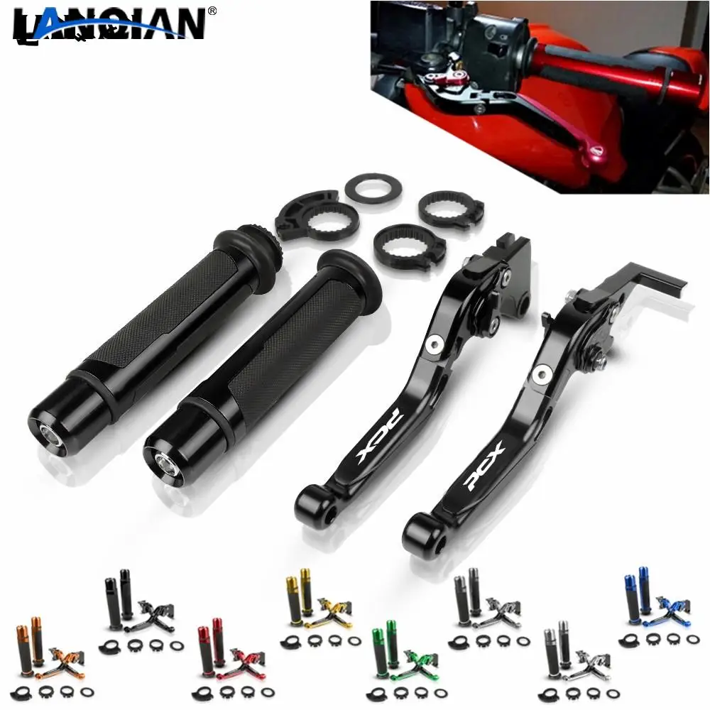 

For Honda PCX125 PCX150 Motorcycle CNC Brake Clutch Lever & 7/8 22MM Handlebar Grips PCX 125 PCX 150 All Year Accessories