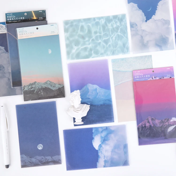 Креативные винтажные блокноты для записей с изображением ночи и Луны фотографий