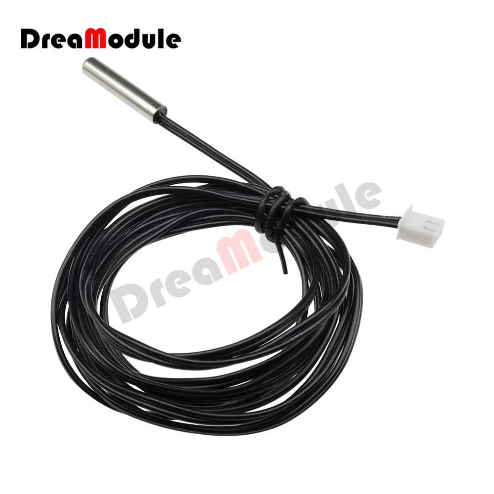 0.5/2/3M Waterproof NTC 10K 1% 3950 100M 200M Thermistor Accuracy Temperature Sensor Wire Cable Probe For Arduino W1209 W1401 |