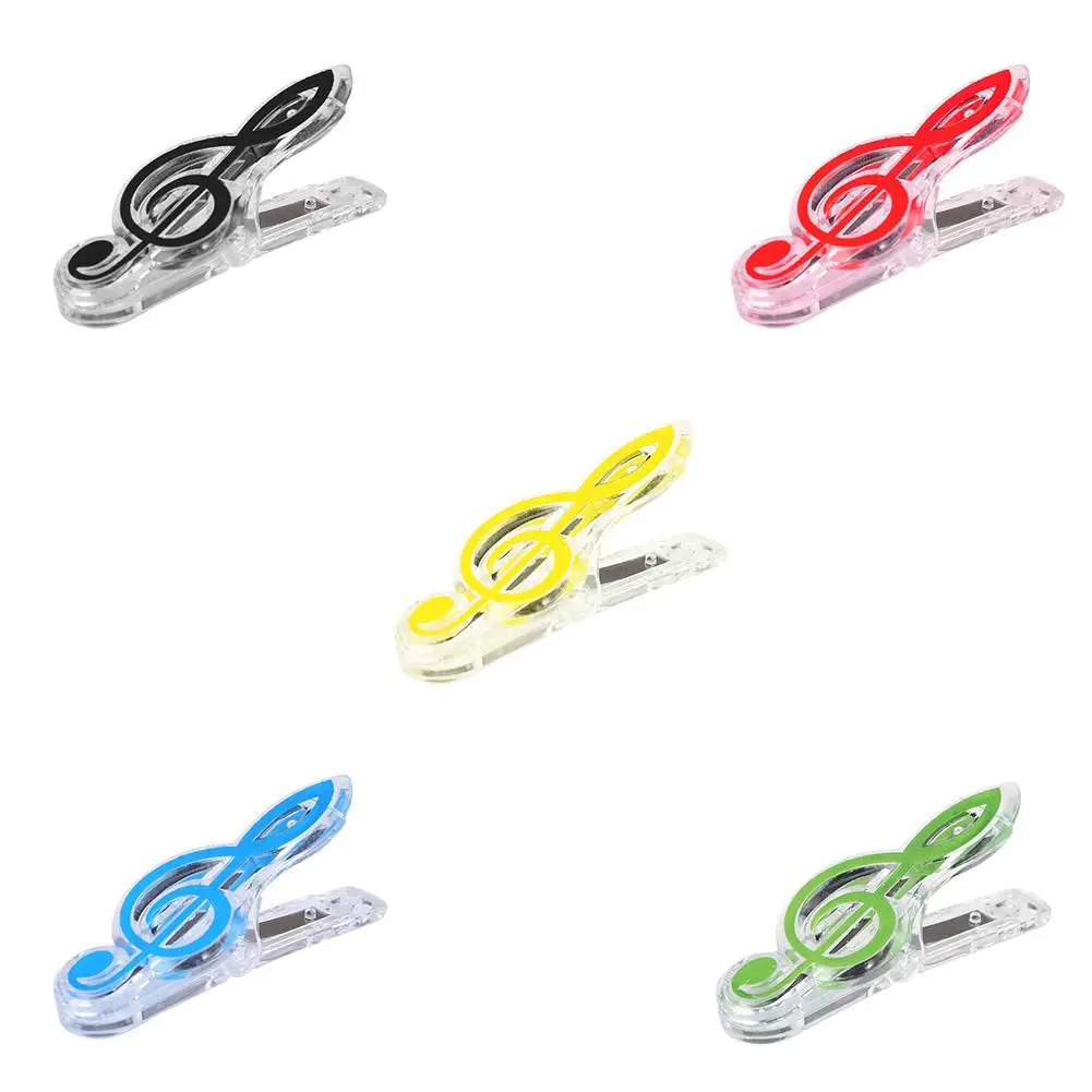 

Plastic Musical Note Letter Paper Clip Piano Sheet Spring Holder Stationery Musical Note Spring Holder Piano Guitar Violin Clip