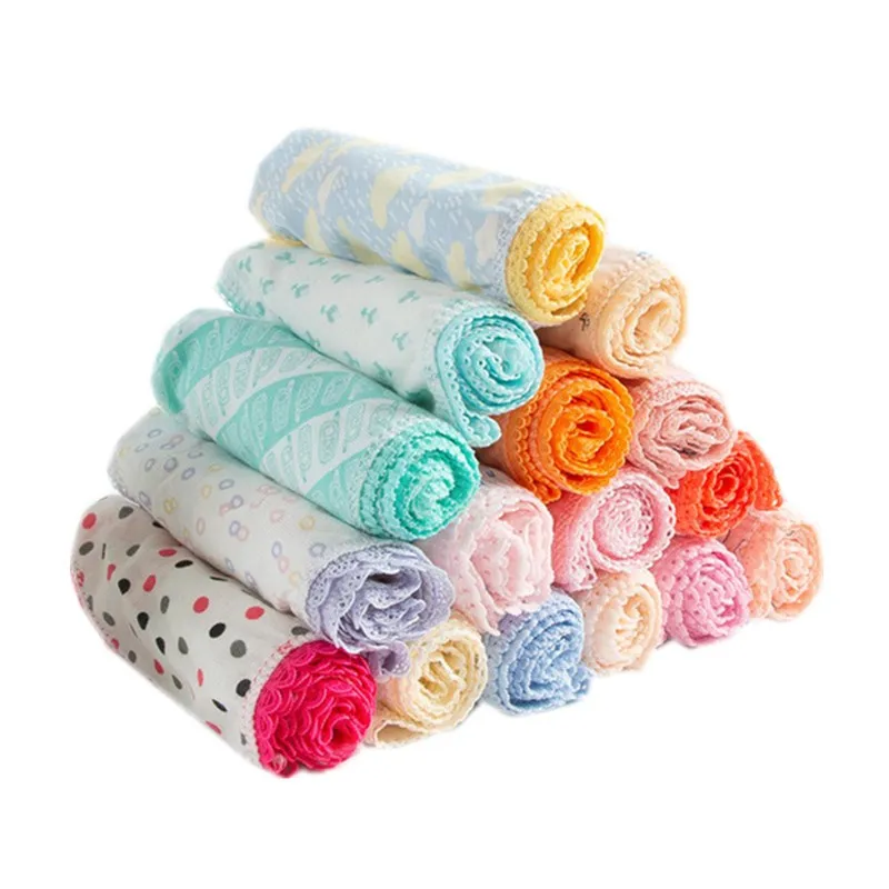 Детское хлопковое нижнее белье Короткие трусы для девочек 2 12 лет 24 шт./лот|children