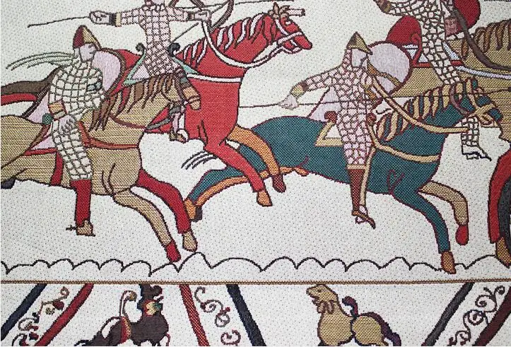 Гобелен Bayeux средневековая Европейская культура гобелены в британском стиле 45x138 см