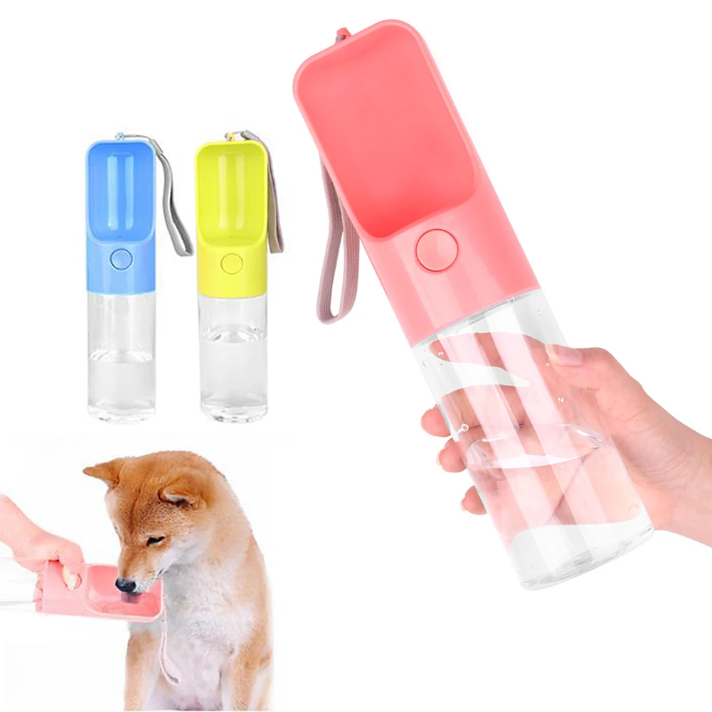 Портативная бутылка для воды собак многофункциональная подача питьевая чаша