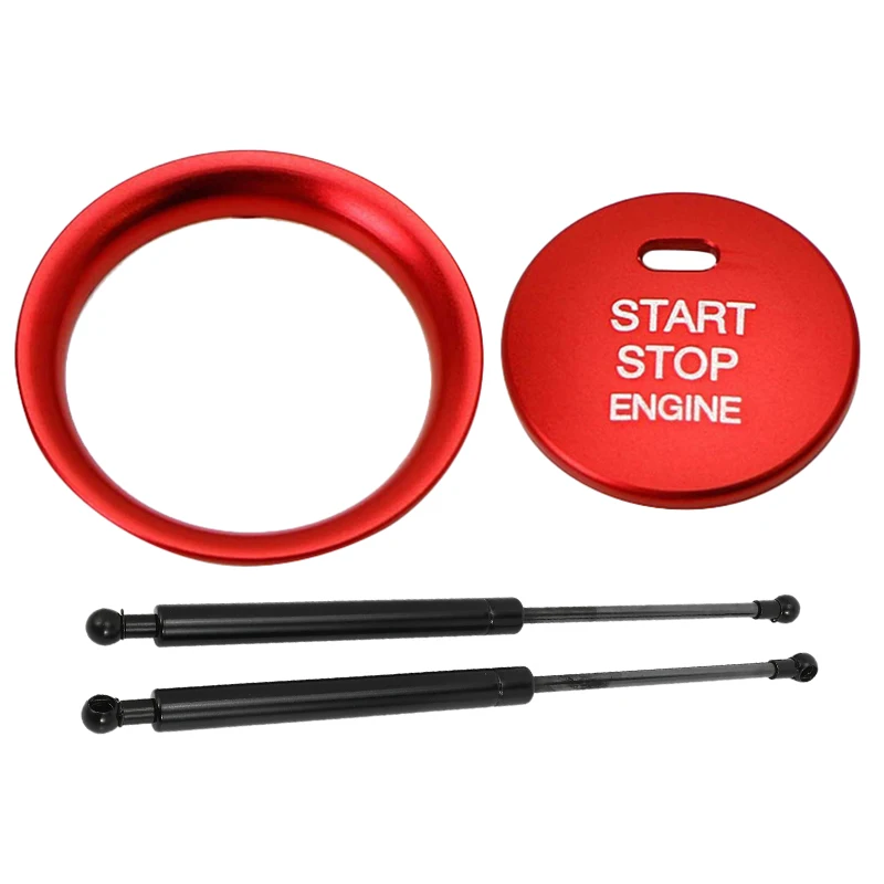 

Комплект декоративных колец без ключа с 2 автоматическими передними крышками, газовые стойки, 2 шт.