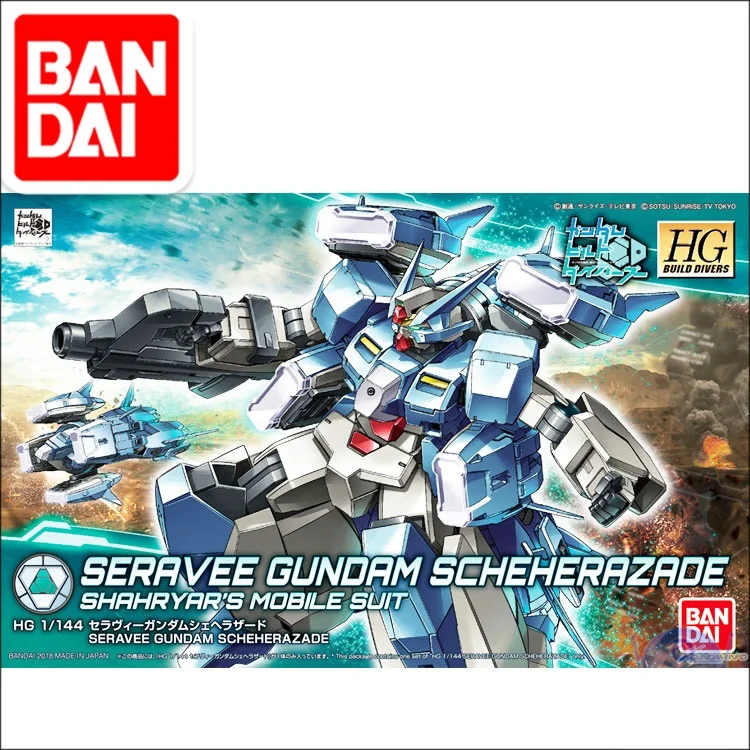 

Оригинальный HGBD 1/144 модель SERAVEE SCHEHERAZADE мобильный костюм Сборная модель экшн-фигурки