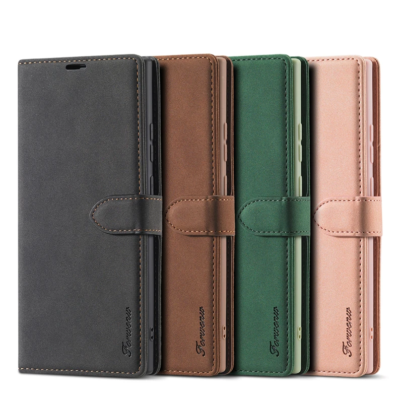 

Luxury Flip Leather Wallte Case For Samsung S8 S9 S10 S20 Plus Note 10 20 Lite A01 A11 A21 A31 A41 A51 A71 Anti-knock Case Cover