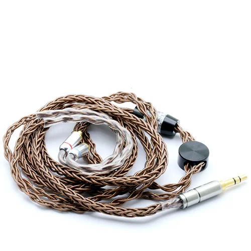 RTC1188 1,2 M 1,0 мм x 8 Core HIFI посеребренный обновленный кабель 3,5/2,5 Разъем MMCX/2Pin разъем для улучшения глубины саундстажа и присутствия - Цвет: RTC1188