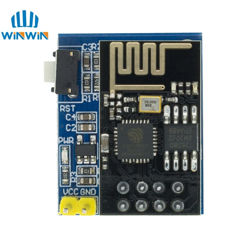 ESP8266 ESP 01 01S WS2812 RGB светодиодный модуль контроллера для IDE/SATA светильник кольцо