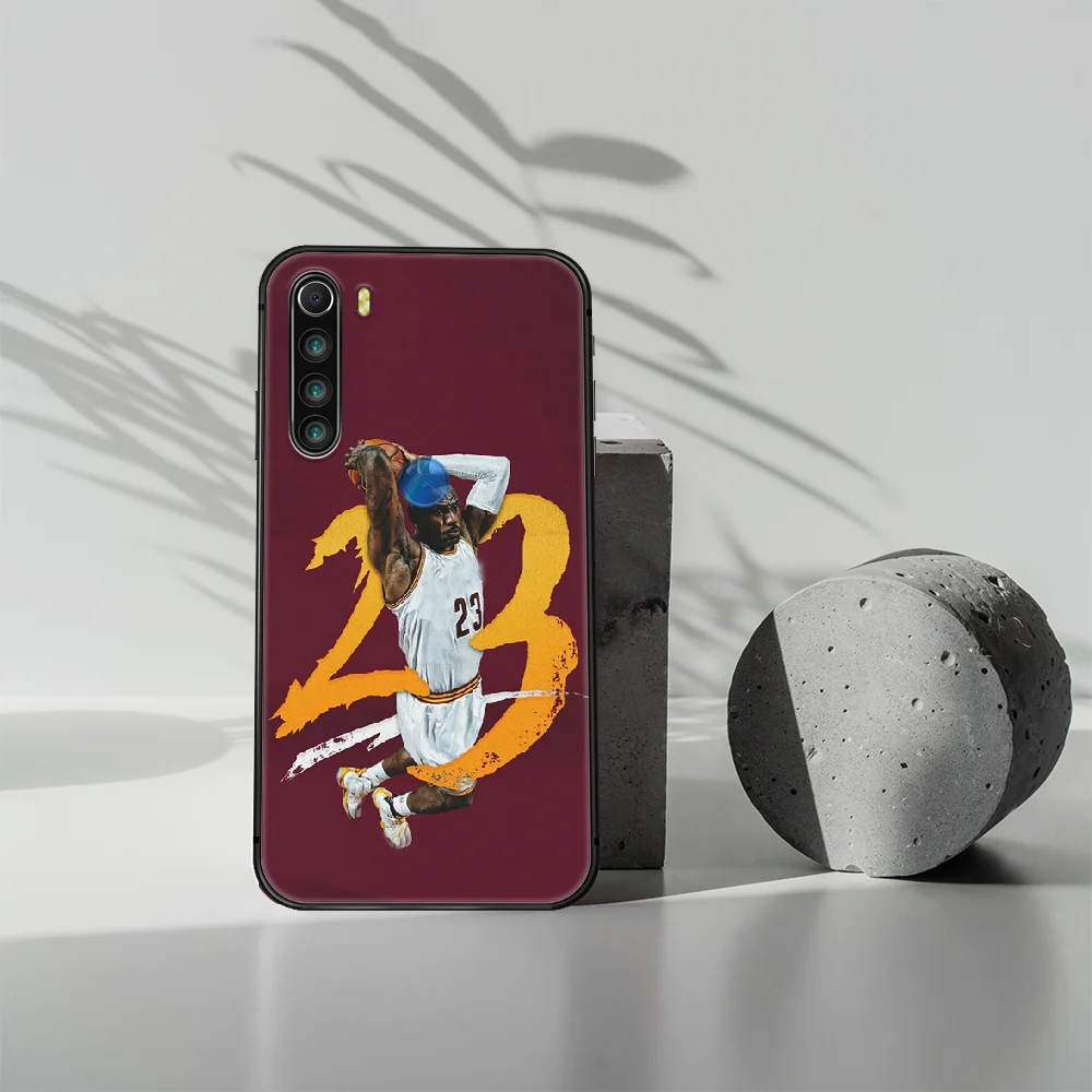 

james basketball star 23 Phone Case Cover Hull For XIAOMI Redmi 7 7a 8 8a 9 9a NOTE 6 7 8 8t 9 9s Pro Max 4X black Back Fashion