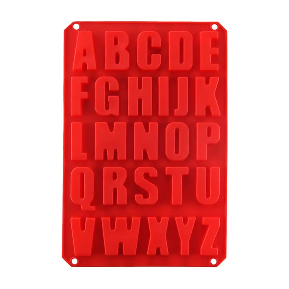 26 English Alphabet Letters Chocolate Silicone Mould Cake Mold Candy Fondant Molds Baking Accessories Kitchen baking mould | Дом и сад