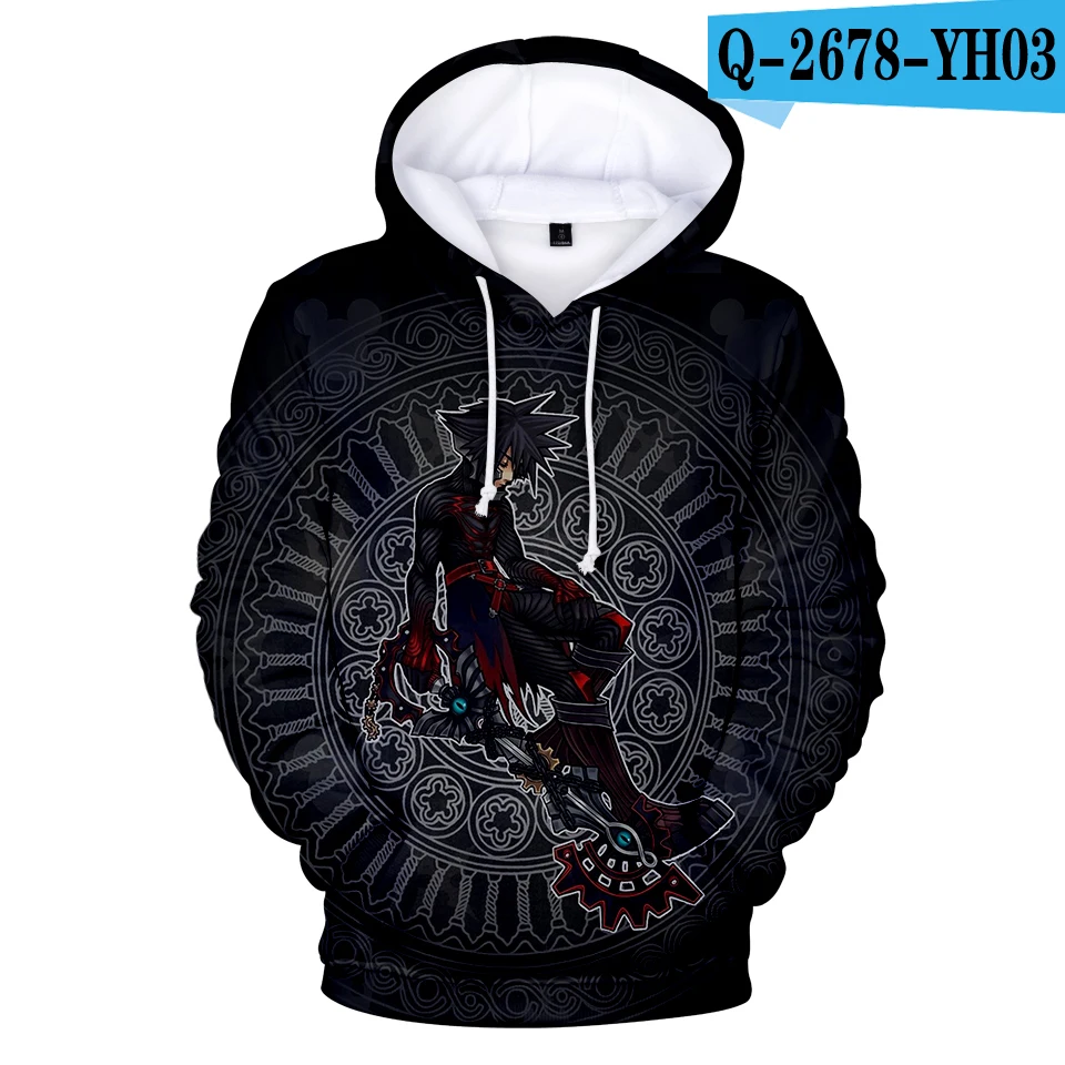 

Popular Kingdom heart 3D Hoodies Men/women 2020 Winter Hip Hop New Classic kingdom hearts 3D Hoodies Men Streetwear Sweatshirts