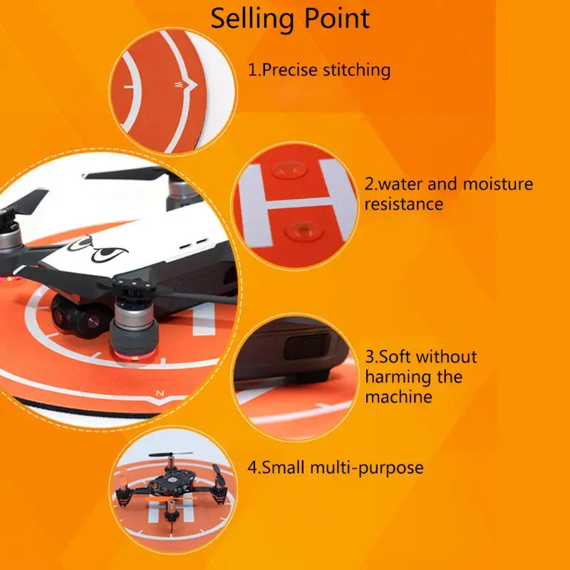 Посадочная площадка для дрона DJI Spark складная водонепроницаемая 25 см - купить по