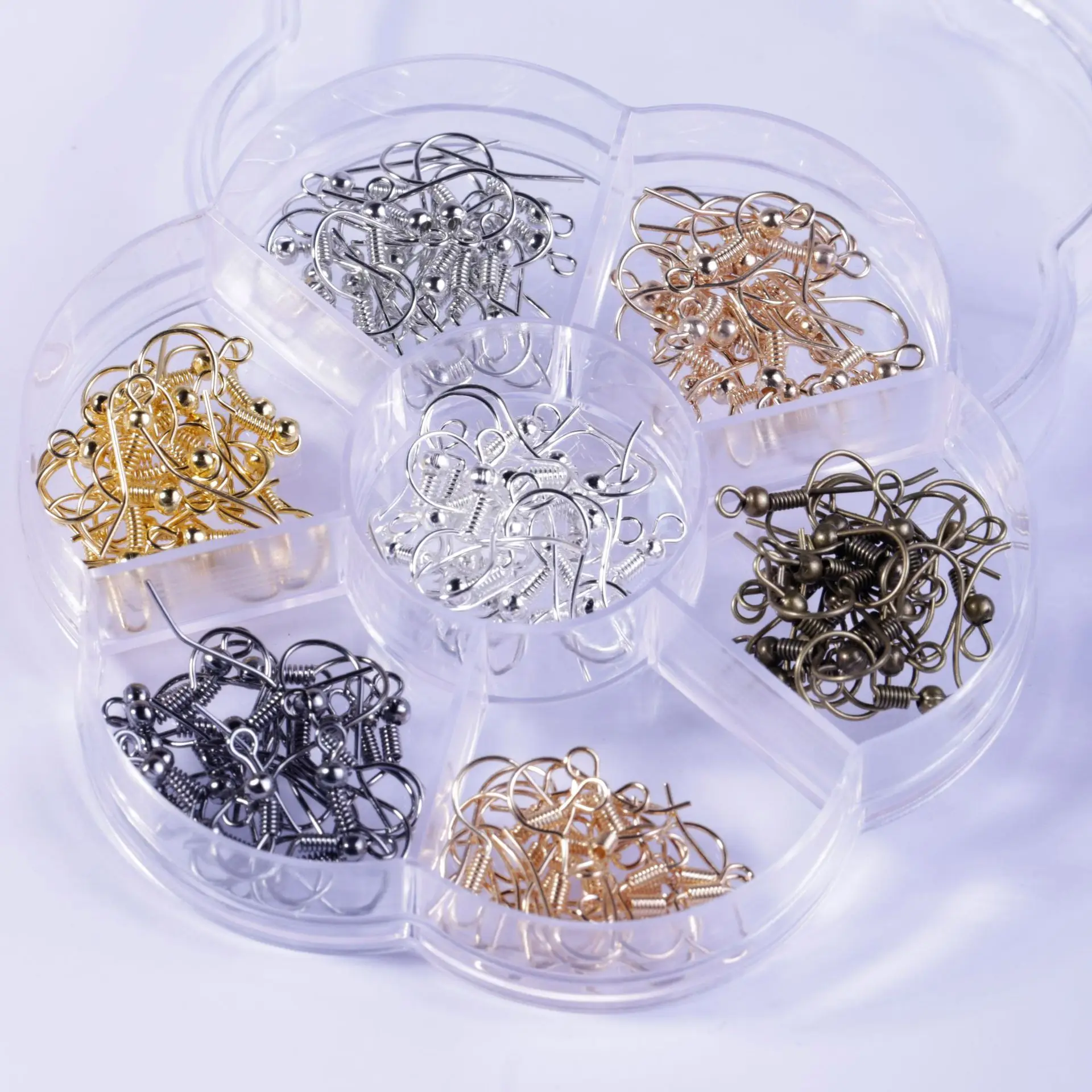 

140pcs 17*19mm Wholesale Iron Plated Ear Hook Accessories Gold Antique Bronze Ear Hooks for Jewelry Making Supplies