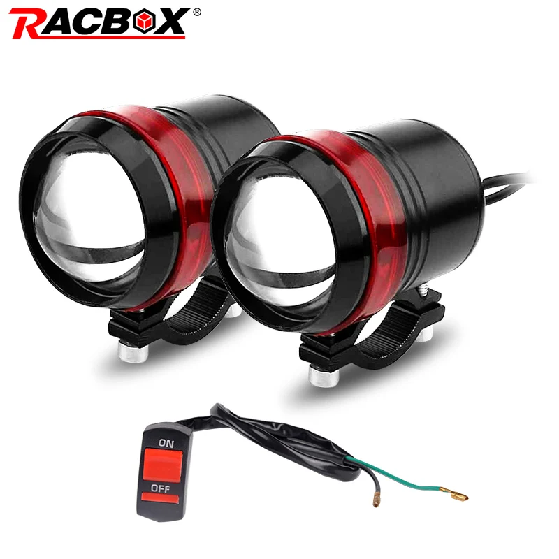 Мотоциклетная светодиодная фара U2 Angel Eye U3 30 Вт 6500 К 2 шт./комплект| |
