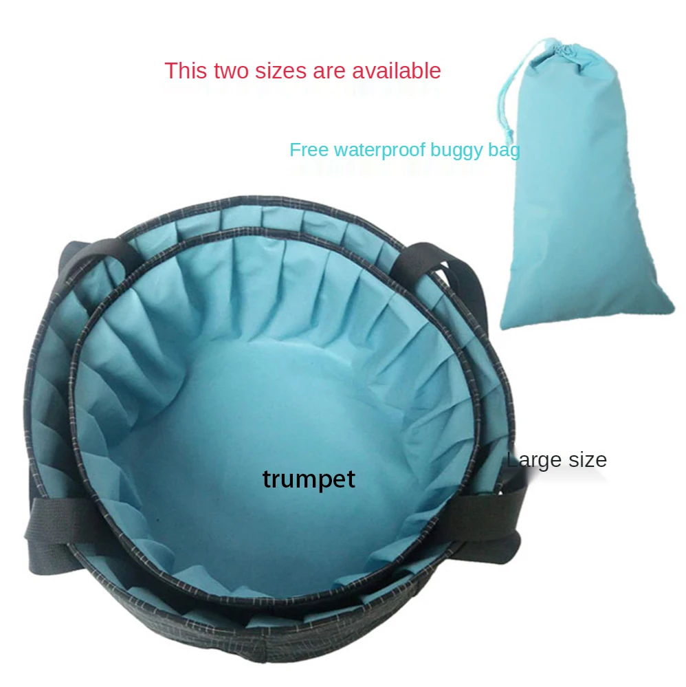 

Portable folding water basin outdoor camping light fishing bucket home-style folding water fillin g device