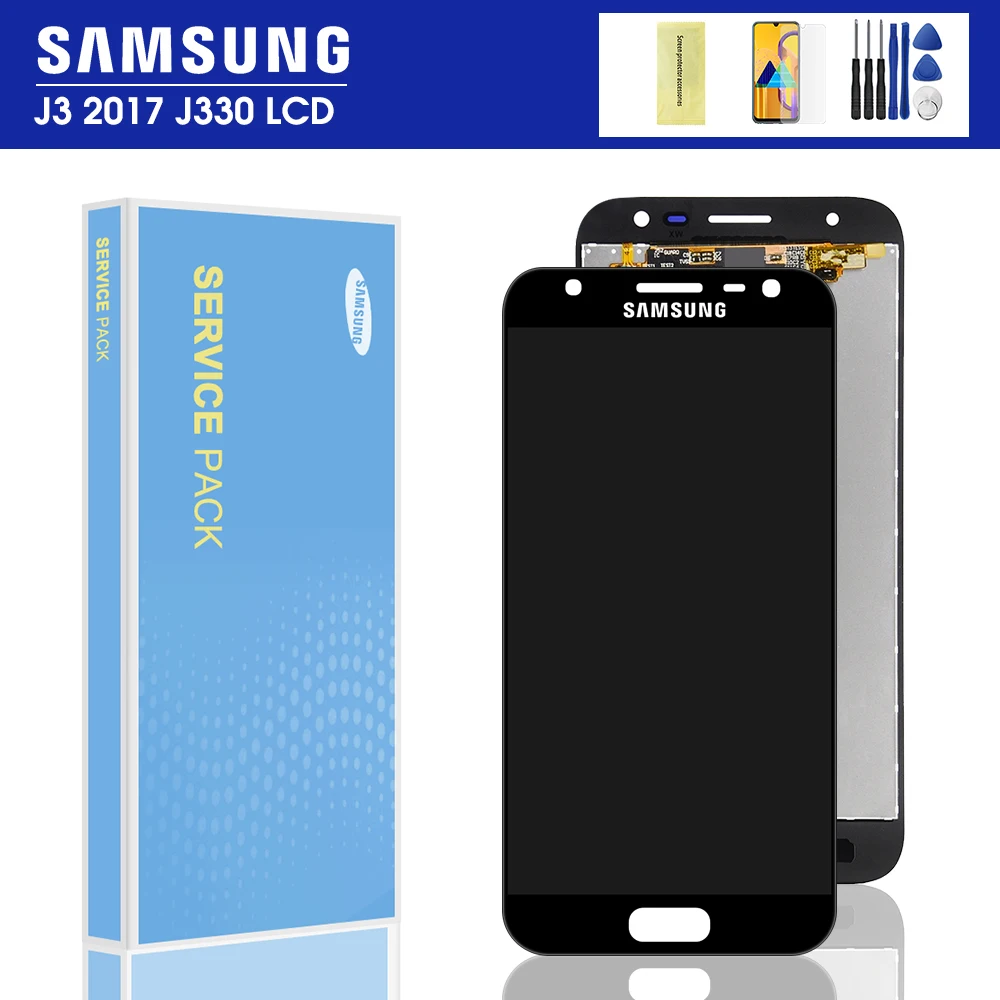 Оригинальный ЖК дисплей для SAMSUNG J3 2017 сенсорный дигитайзер Galaxy Pro J330 J330F сменный