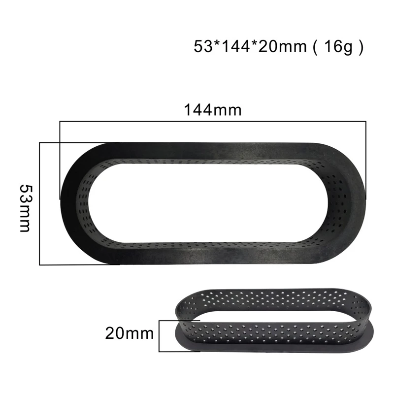 8 шт. овальная форма для торта круглая мусса круг украшения инструмент выпечки